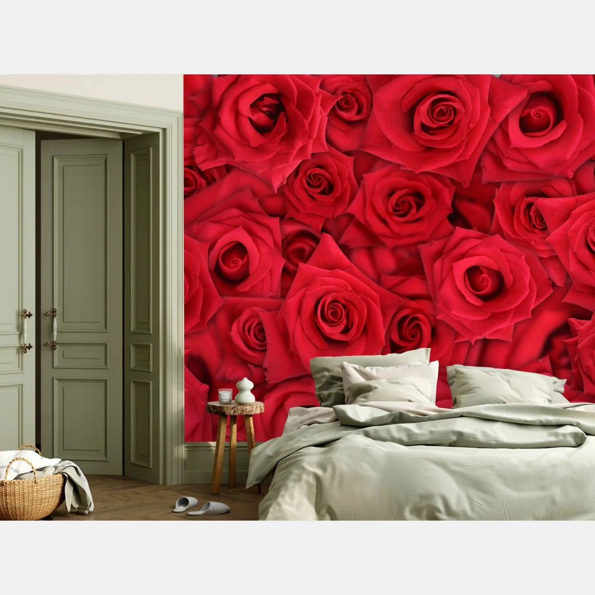 Fototapete leuchtende rote rosen collage – Wallnifity® Fototapete leuchtende rote rosen collage – Wallnifity®