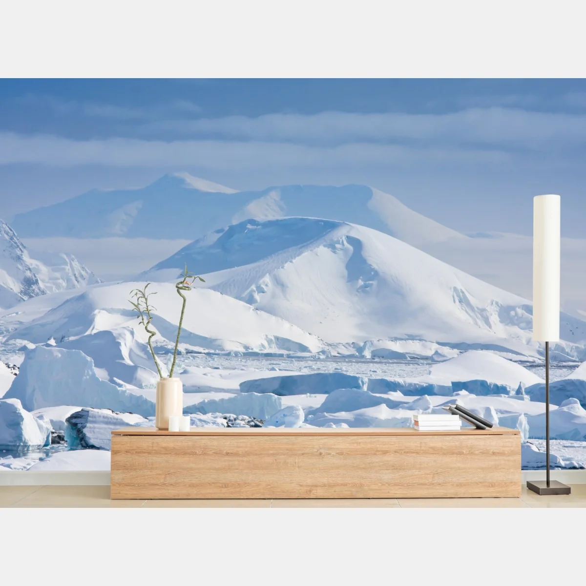 Fototapete verschneite berglandschaft – Wallnifity® Fototapete verschneite berglandschaft – Wallnifity®