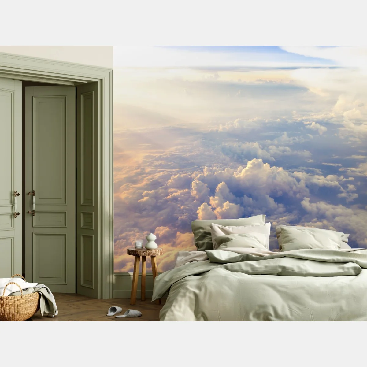 Fototapete sonnenbeschienene wolken über dem horizont – Wallnifity® Fototapete sonnenbeschienene wolken über dem horizont – Wallnifity®