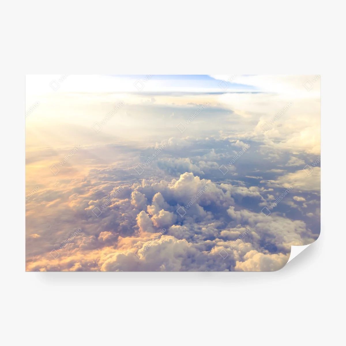 Fototapete sonnenbeschienene wolken über dem horizont – Wallnifity® Fototapete sonnenbeschienene wolken über dem horizont – Wallnifity®