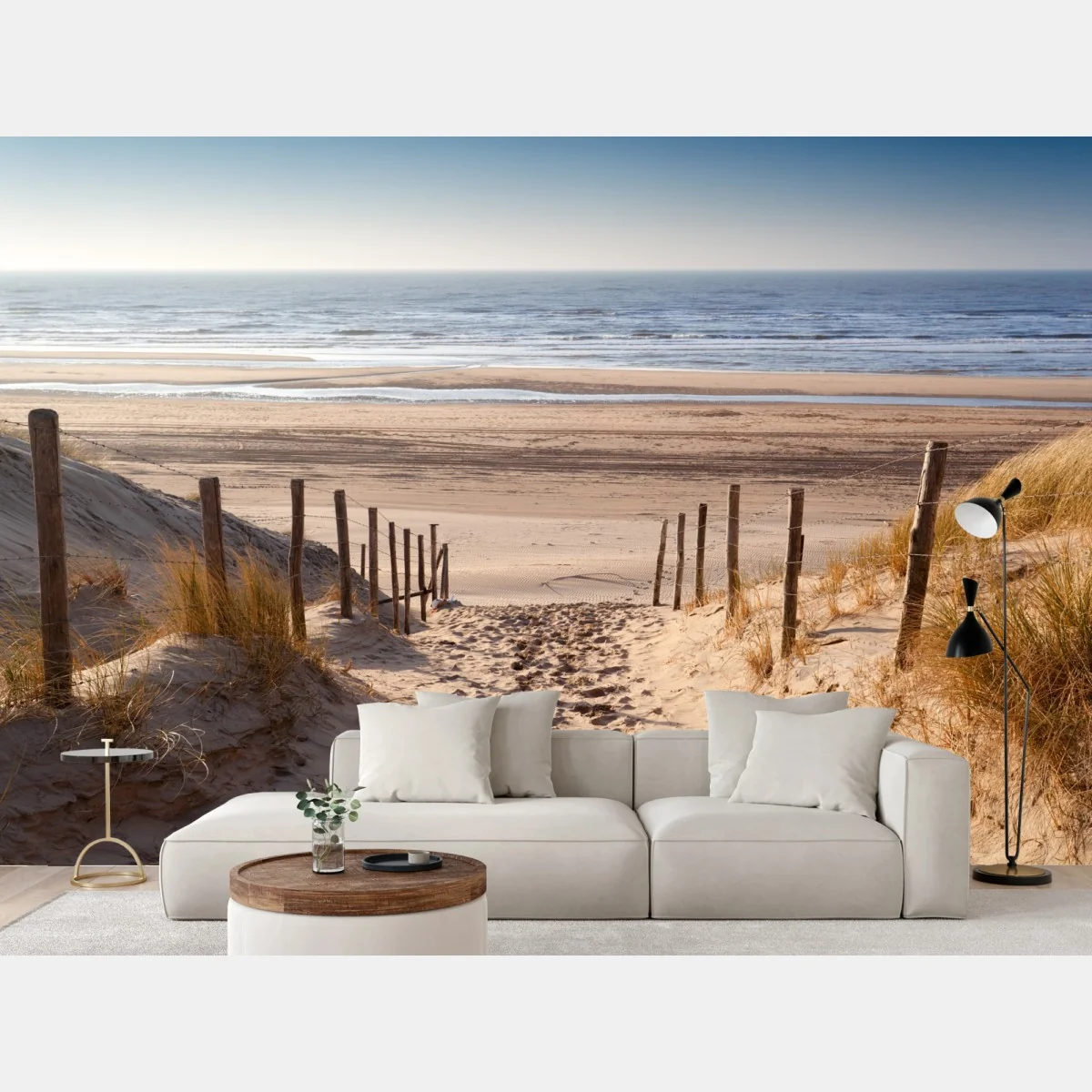 Fototapete sonniger weg zur Nordsee – Wallnifity® Fototapete sonniger weg zur Nordsee – Wallnifity®