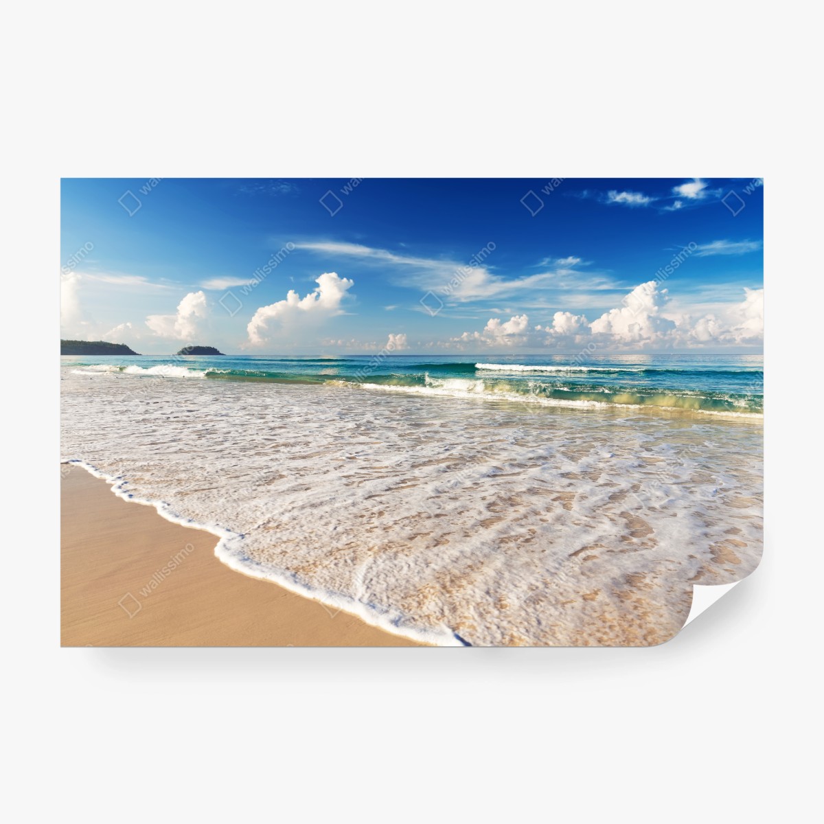 Fototapete strand Karon, Phuket morgendliche ruhe – Wallnifity®