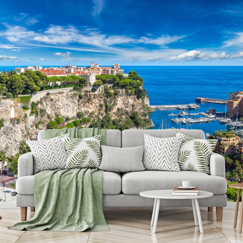 Fototapete panoramablick auf den hafen von Monte Carlo – Wallnifity® Fototapete panoramablick auf den hafen von Monte Carlo – Wallnifity®