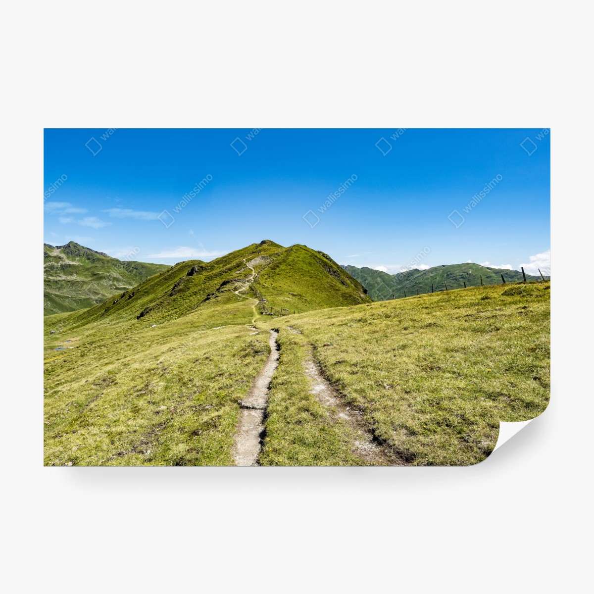 Fototapete gewundener wanderweg im Zillertal – Wallnifity® Fototapete gewundener wanderweg im Zillertal – Wallnifity®