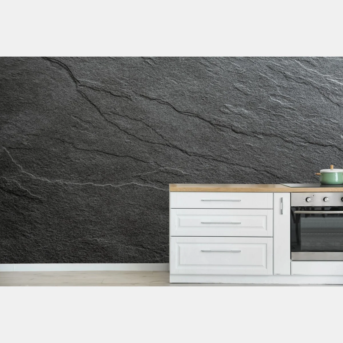 Fototapete dunkle schiefertextur – Wallnifity®