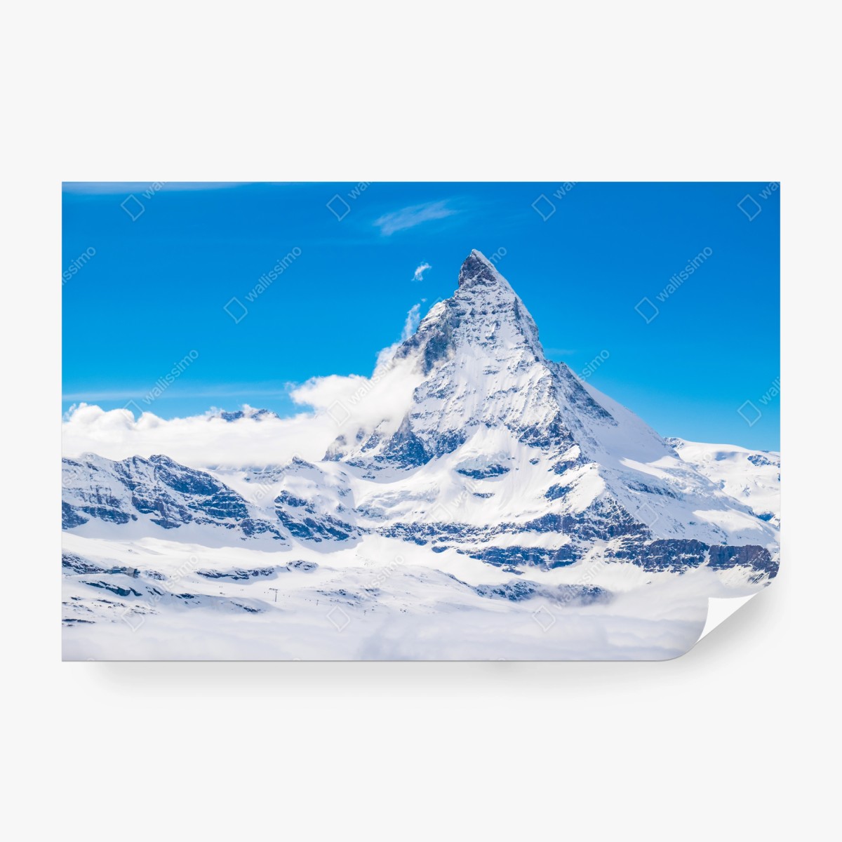 Fototapete Matterhorn majestät vom Gornergrat – Wallnifity®