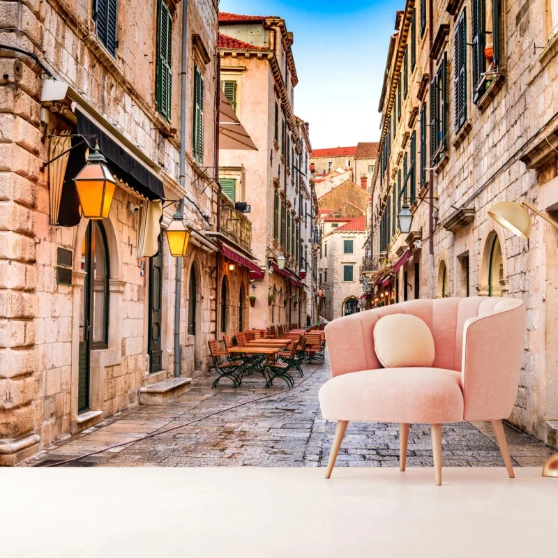 Fototapete Dubrovnik altstadtgasse
