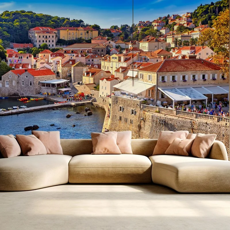 Fototapete Dubrovnik alte stadt am meer