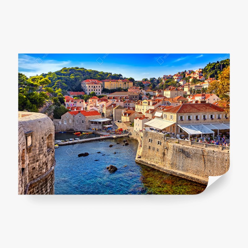 Fototapete Dubrovnik alte stadt am meer