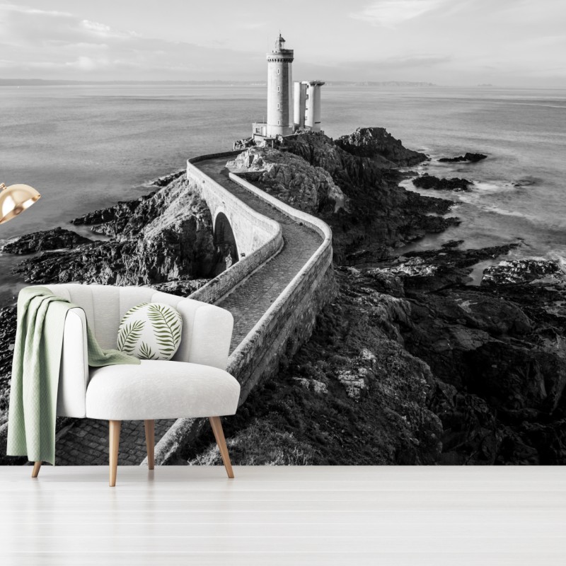 Fototapete leuchtturm auf felsiger küste – Wallnifity® Fototapete leuchtturm auf felsiger küste – Wallnifity®