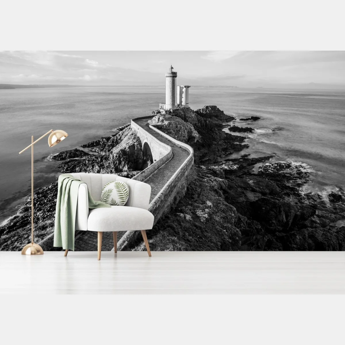 Fototapete leuchtturm auf felsiger küste – Wallnifity® Fototapete leuchtturm auf felsiger küste – Wallnifity®