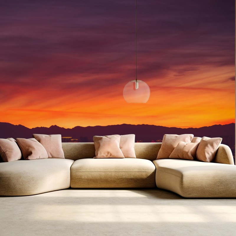 Fototapete Las Vegas sonnenuntergang skyline panorama