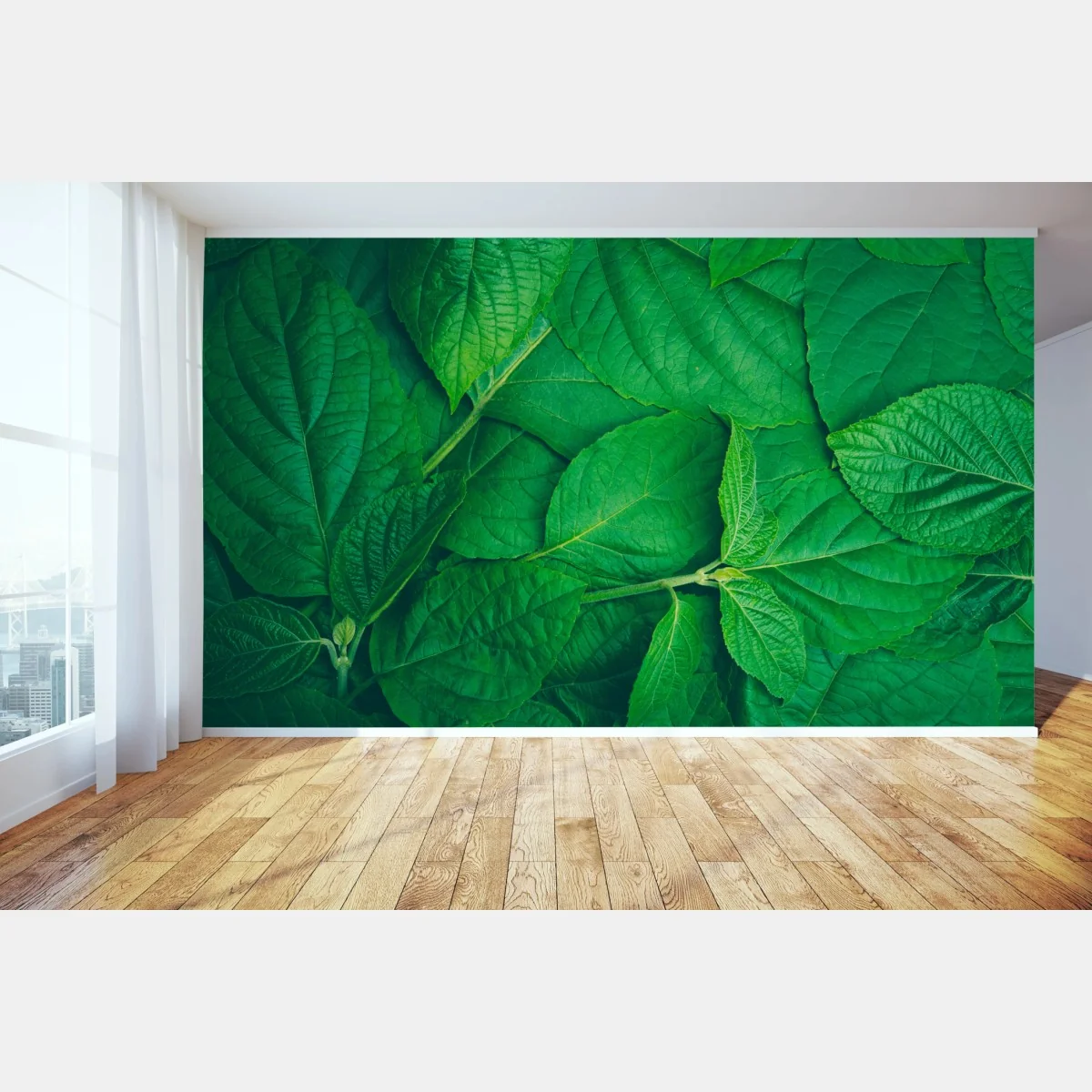 Fototapete saftige grüne blätter – Wallnifity® Fototapete saftige grüne blätter – Wallnifity®