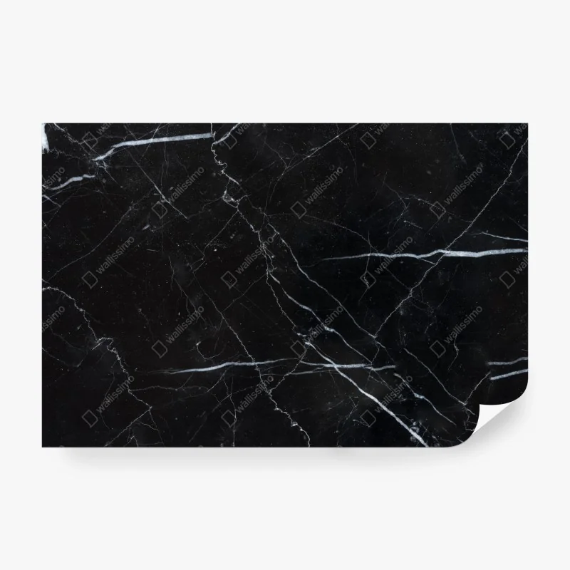 Fototapete schwarze marquina marmorstruktur für moderne interieur
