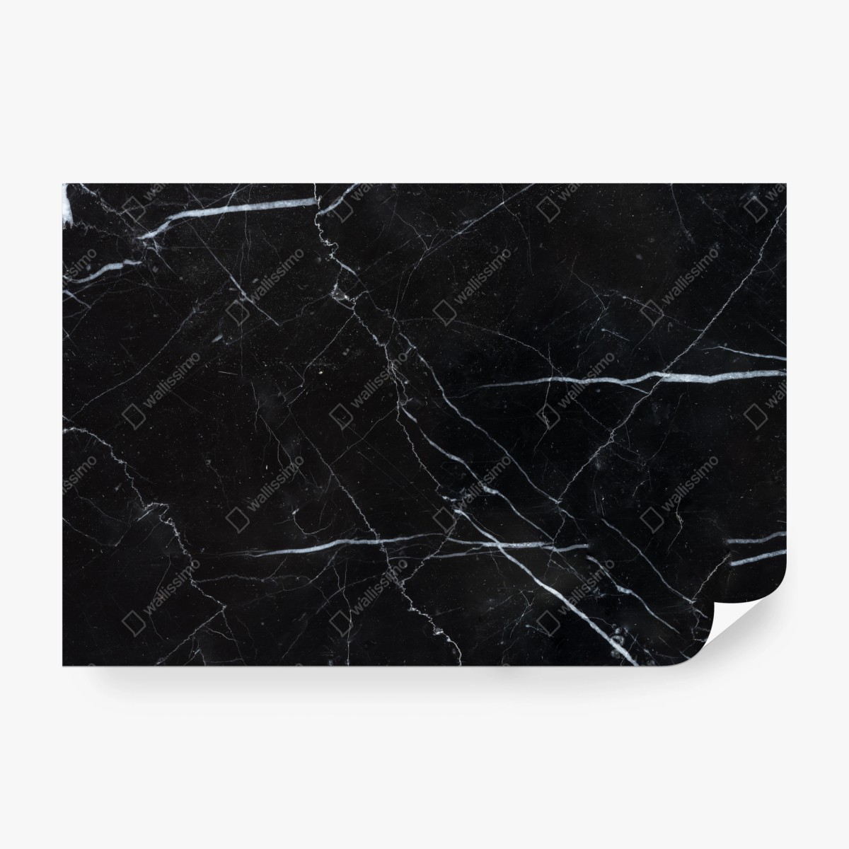 Fototapete schwarze marquina marmorstruktur für moderne interieur – Wallnifity®