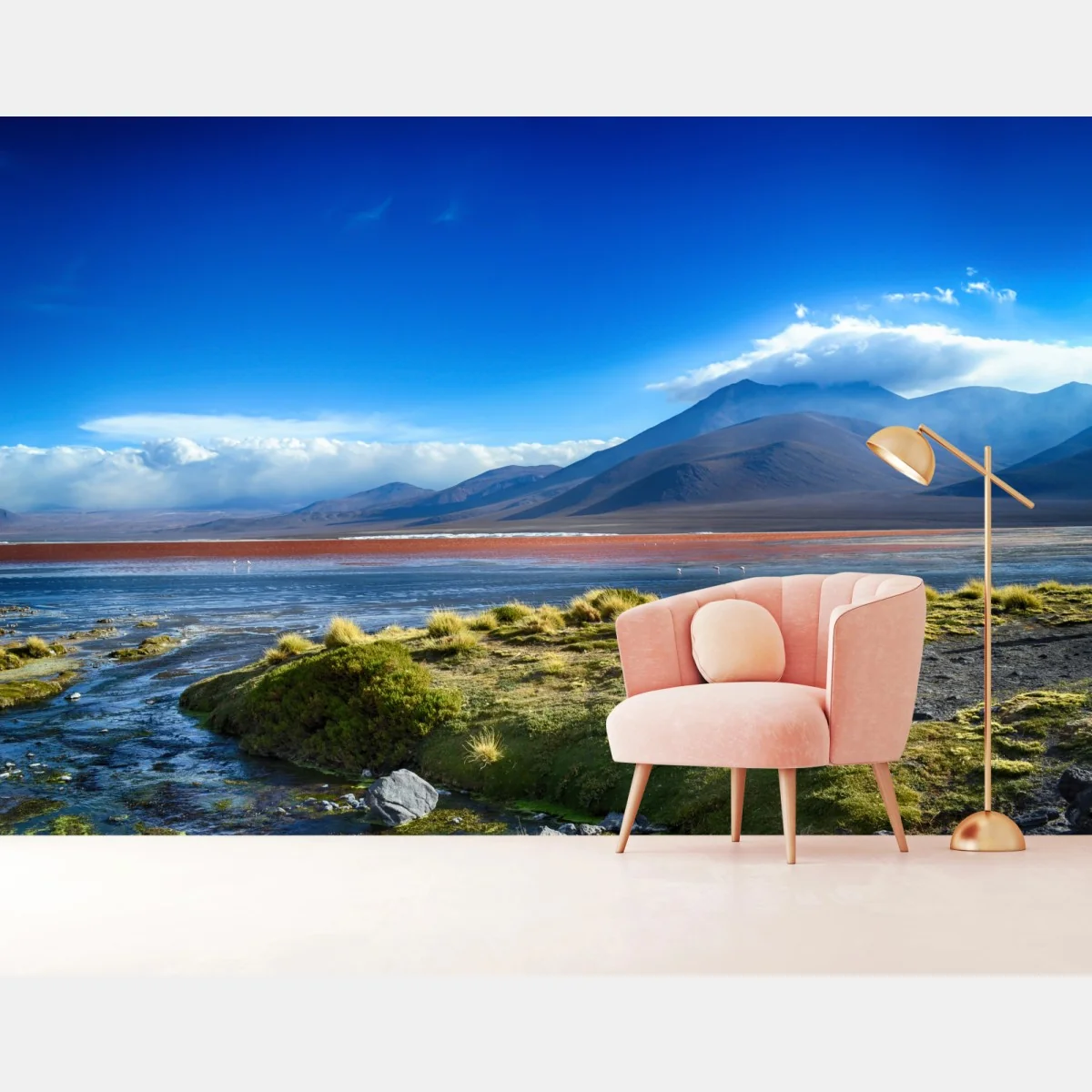 Fototapete ruhige berglagune – Wallnifity® Fototapete ruhige berglagune – Wallnifity®