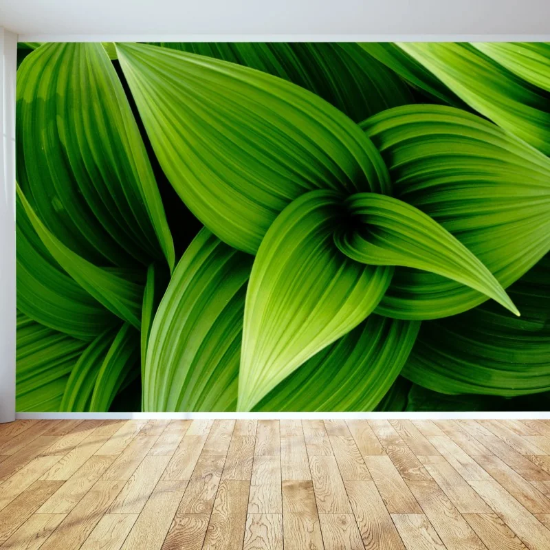 Fototapete üppige grüne blätter – Wallnifity® Fototapete üppige grüne blätter – Wallnifity®