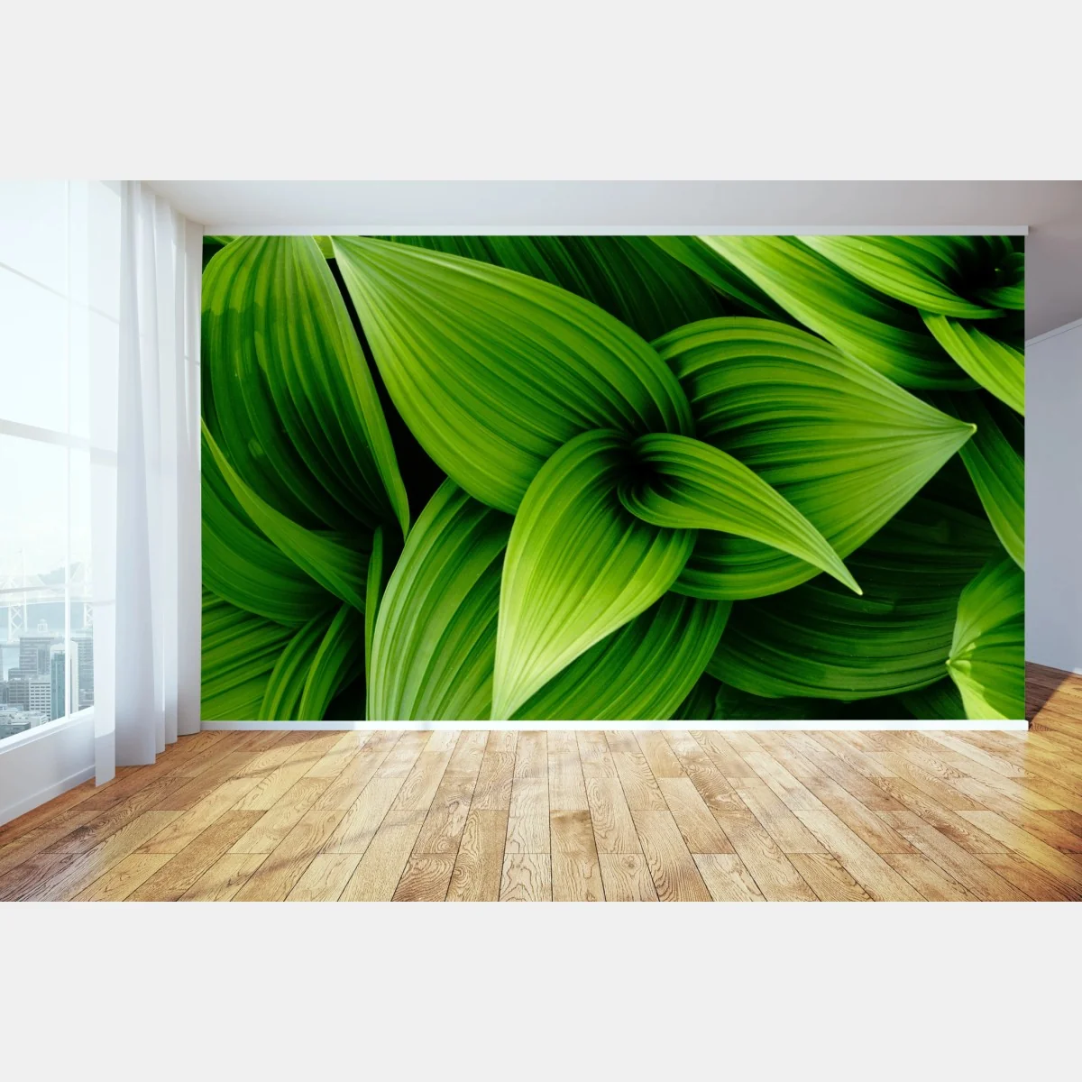 Fototapete üppige grüne blätter – Wallnifity® Fototapete üppige grüne blätter – Wallnifity®