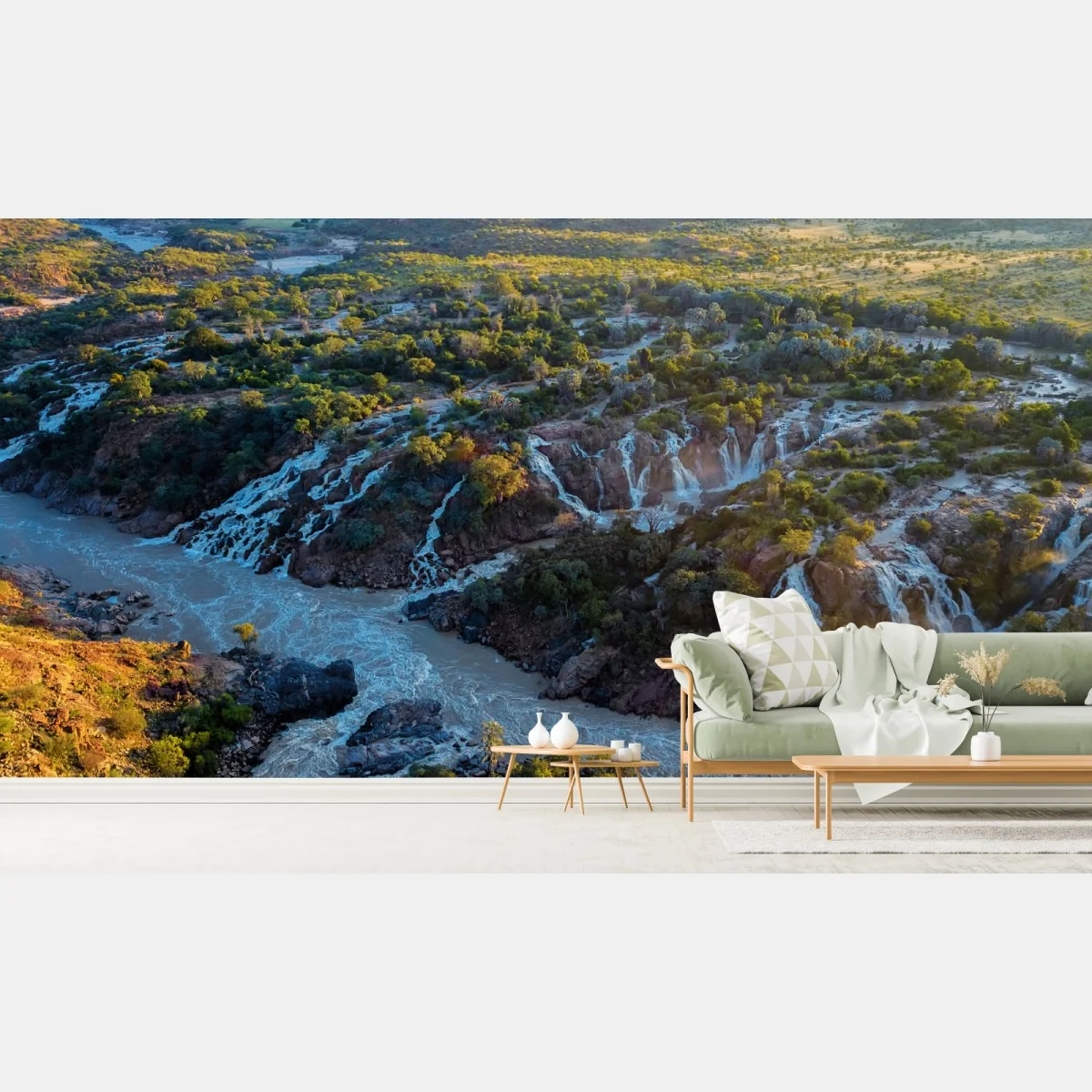 Fototapete sonnenaufgang bei Epupa Falls am Kunene – Wallnifity® Fototapete sonnenaufgang bei Epupa Falls am Kunene – Wallnifity®