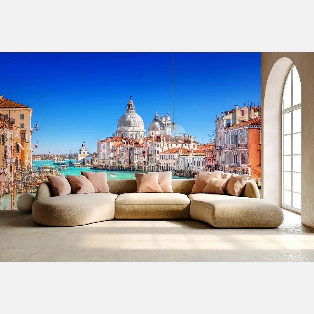 Fototapete Venedig großer kanal panorama – Wallnifity® Fototapete Venedig großer kanal panorama – Wallnifity®