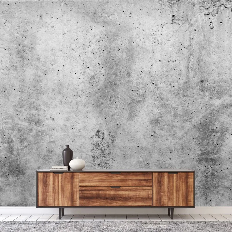 Fototapete rohe betonstruktur an der wand