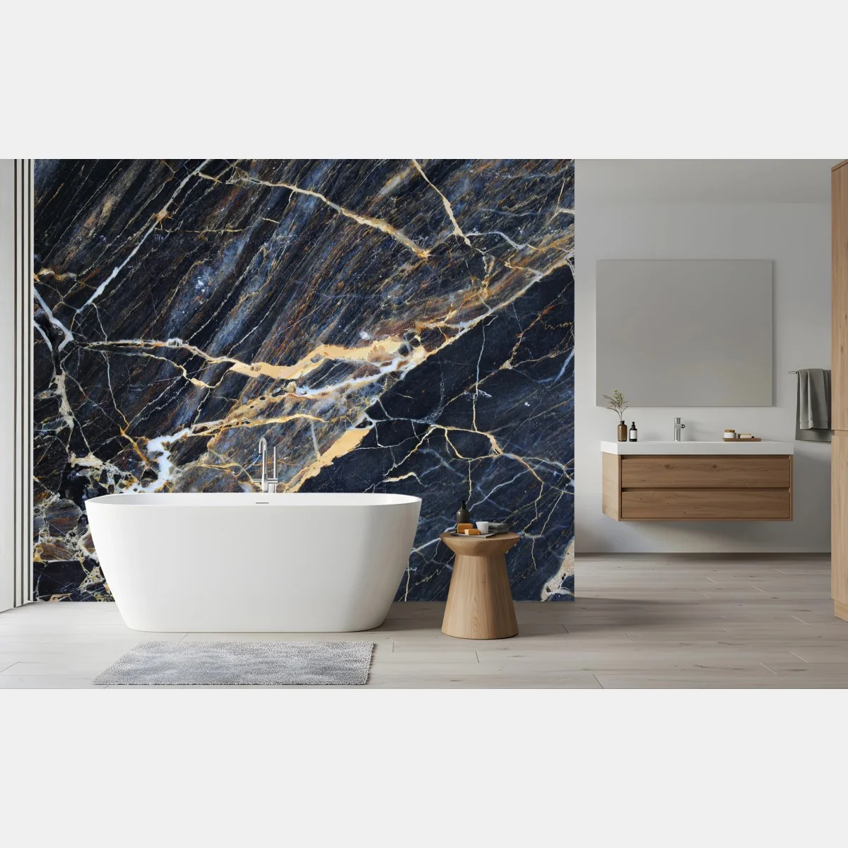 Fototapete dunkler marmor mit goldenen und cremefarbenen adern – Wallnifity® Fototapete dunkler marmor mit goldenen und cremefarbenen adern – Wallnifity®