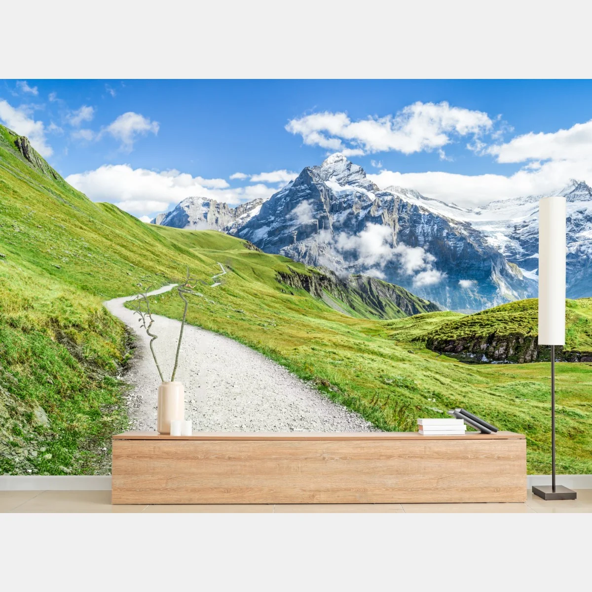 Fototapete alpenwanderweg panorama – Wallnifity®