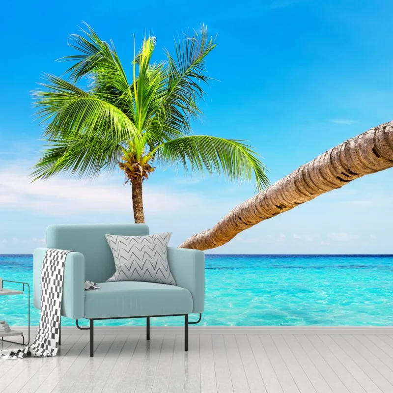 Fototapete tropische palme in Punta Cana – Wallnifity® Fototapete tropische palme in Punta Cana – Wallnifity®