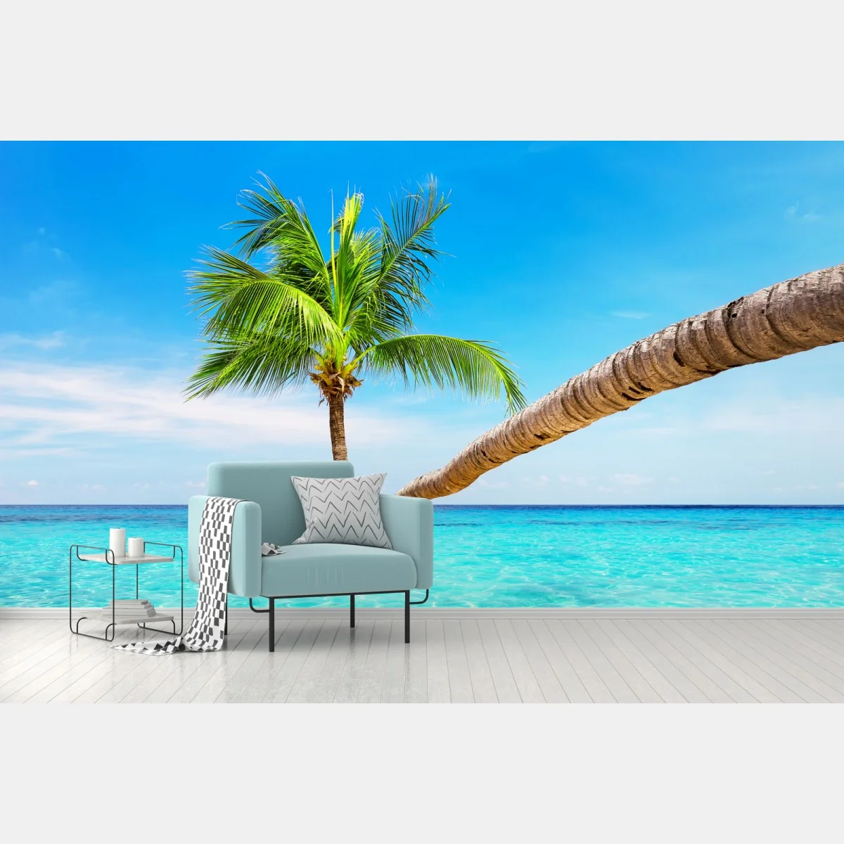 Fototapete tropische palme in Punta Cana – Wallnifity® Fototapete tropische palme in Punta Cana – Wallnifity®