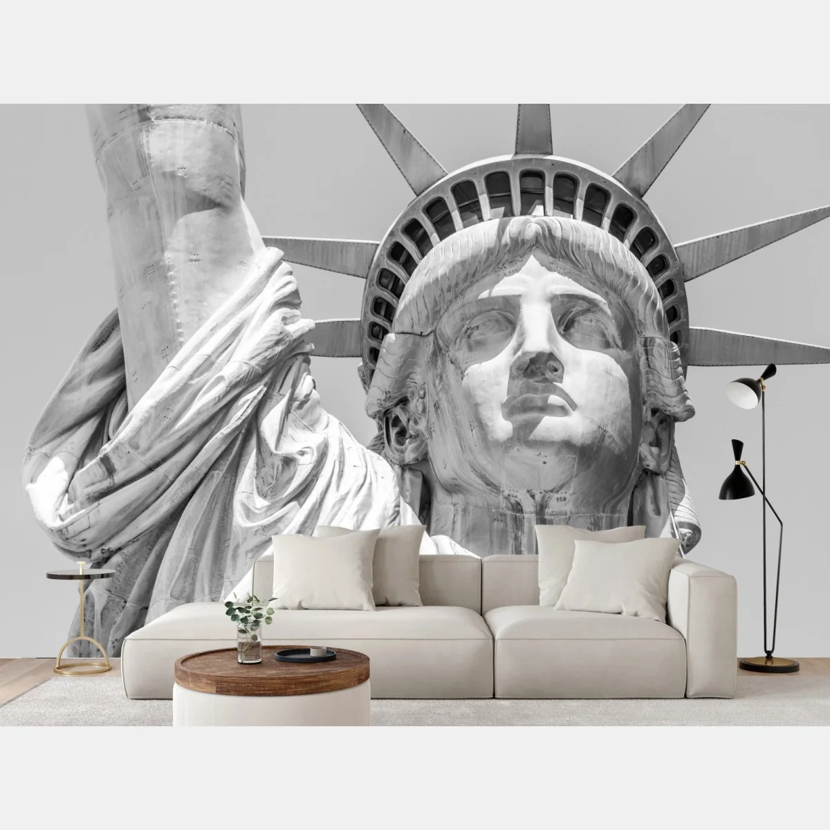 Fototapete Freiheitsstatue nahaufnahme – Wallnifity® Fototapete Freiheitsstatue nahaufnahme – Wallnifity®