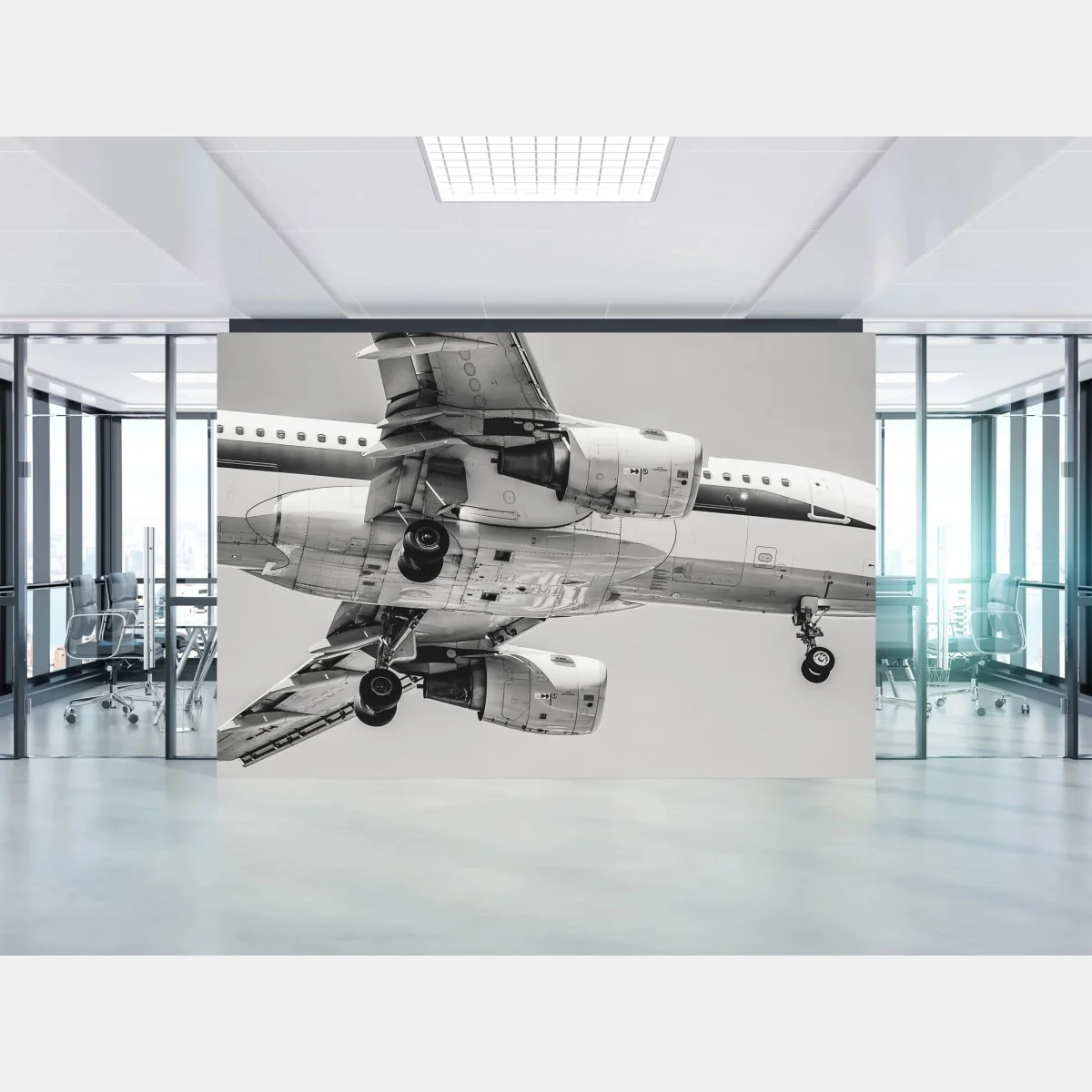 Fototapete nahaufnahme der unterseite eines flugzeugs – Wallnifity® Fototapete nahaufnahme der unterseite eines flugzeugs – Wallnifity®