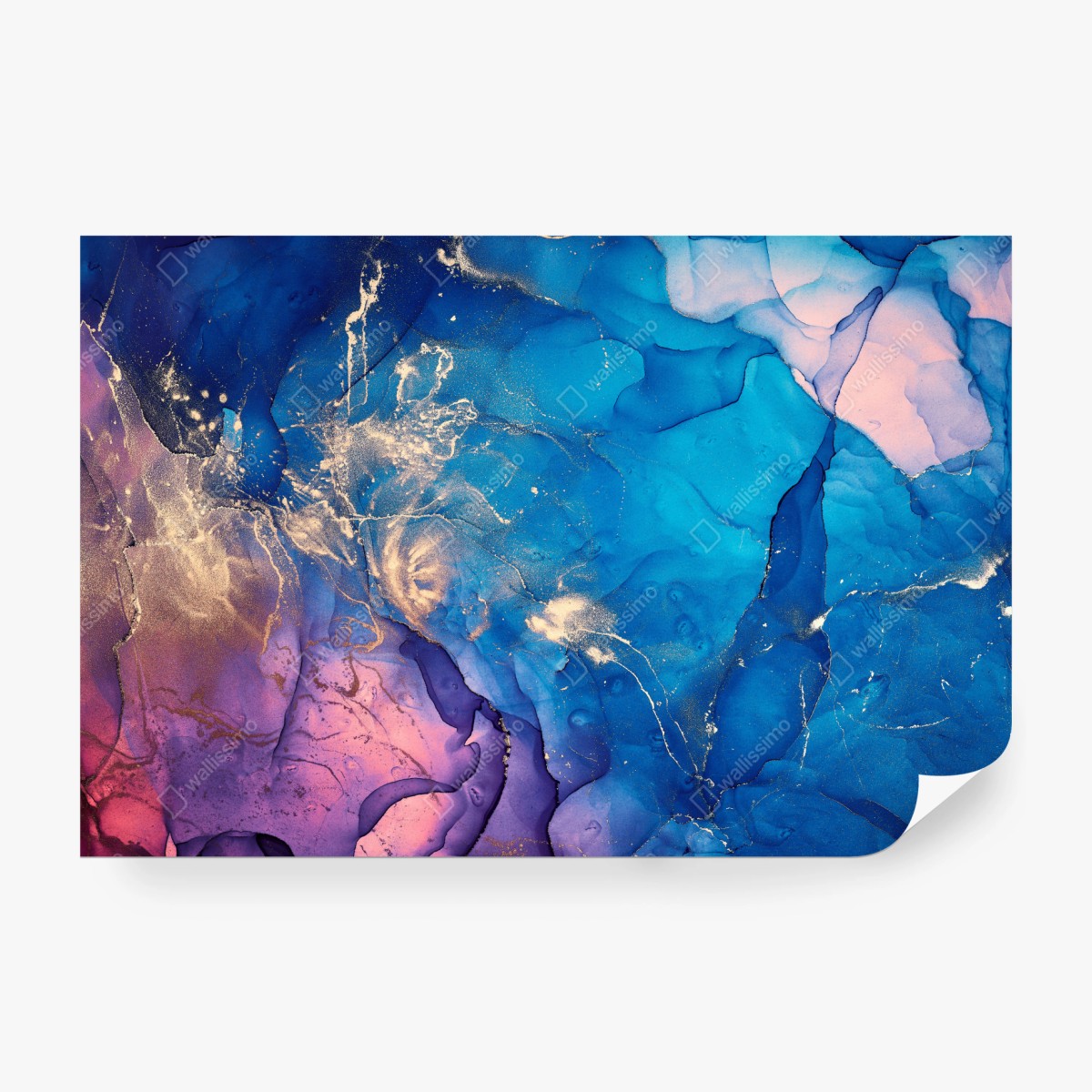 Fototapete blaue marmorierte alkoholtinten abstraktion – Wallnifity® Fototapete blaue marmorierte alkoholtinten abstraktion – Wallnifity®