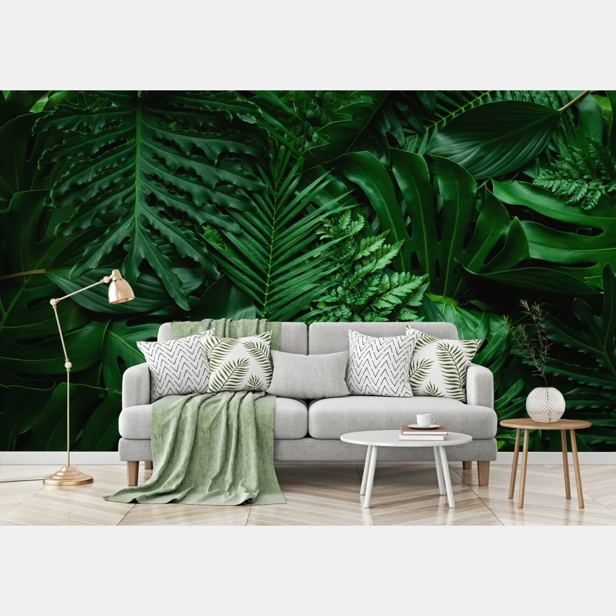 Fototapete üppige tropische blätter – Wallnifity® Fototapete üppige tropische blätter – Wallnifity®