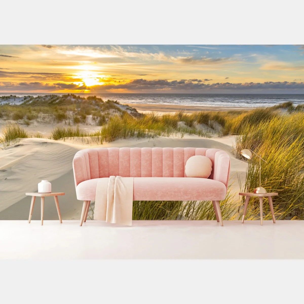 Fototapete sonnenuntergang über den dünen von Ameland – Wallnifity® Fototapete sonnenuntergang über den dünen von Ameland – Wallnifity®