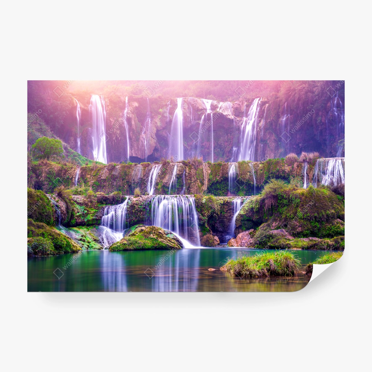 Fototapete friedlicher wasserfall Jiulong in Luoping, China – Wallnifity® Fototapete friedlicher wasserfall Jiulong in Luoping, China – Wallnifity®