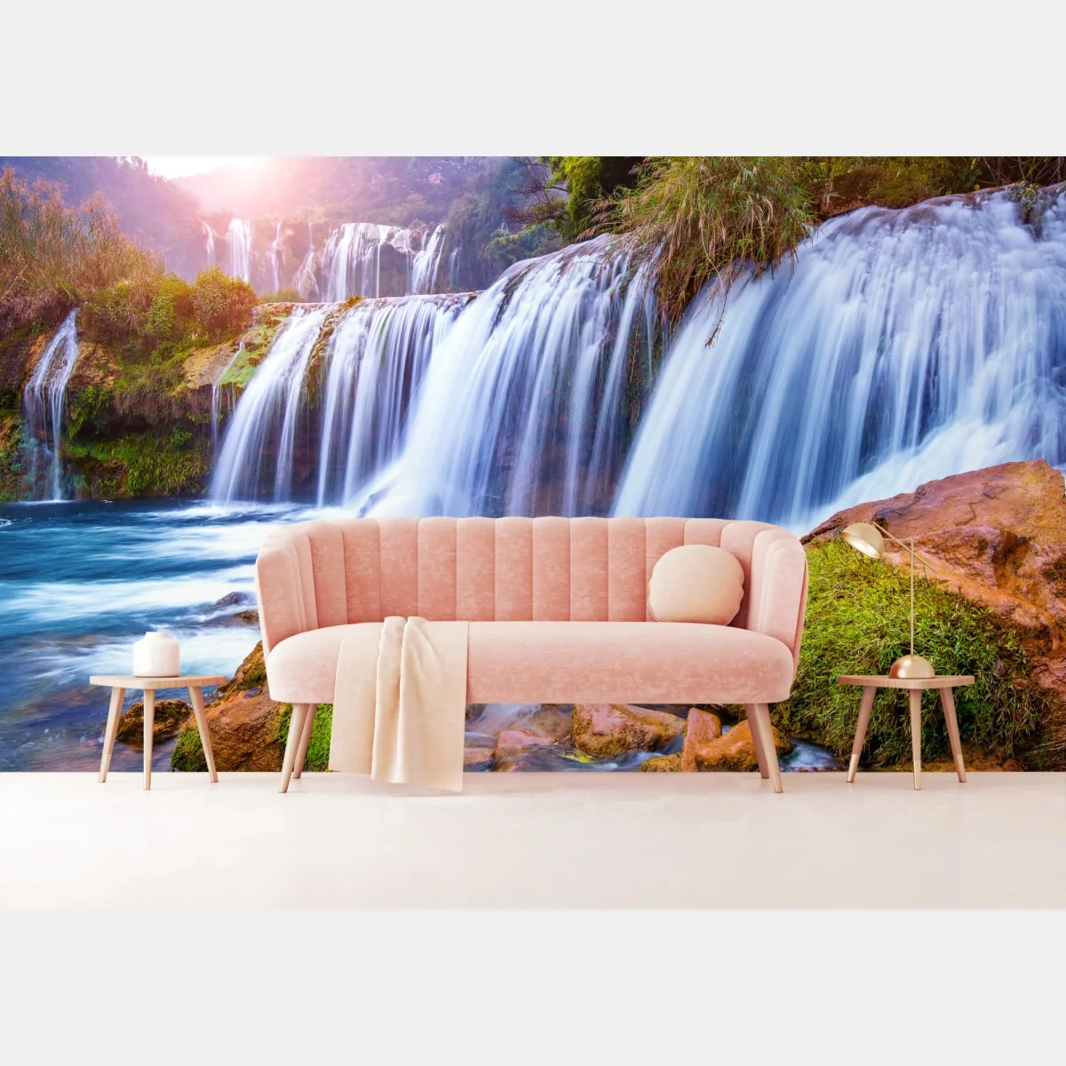 Fototapete Jiulong wasserfall in Luoping, China – Wallnifity® Fototapete Jiulong wasserfall in Luoping, China – Wallnifity®