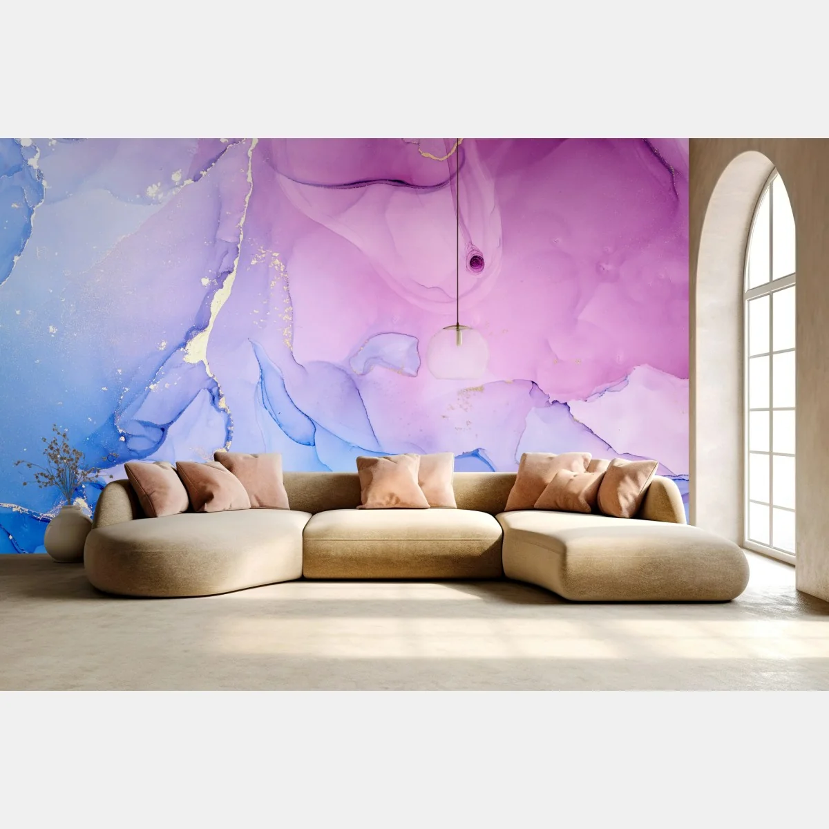 Fototapete rosa und blaue marmorierte abstraktion – Wallnifity® Fototapete rosa und blaue marmorierte abstraktion – Wallnifity®