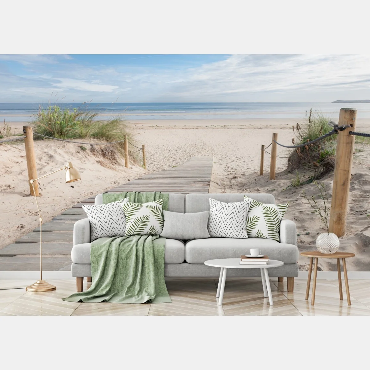 Fototapete ruhiger steg zum meer – Wallnifity®