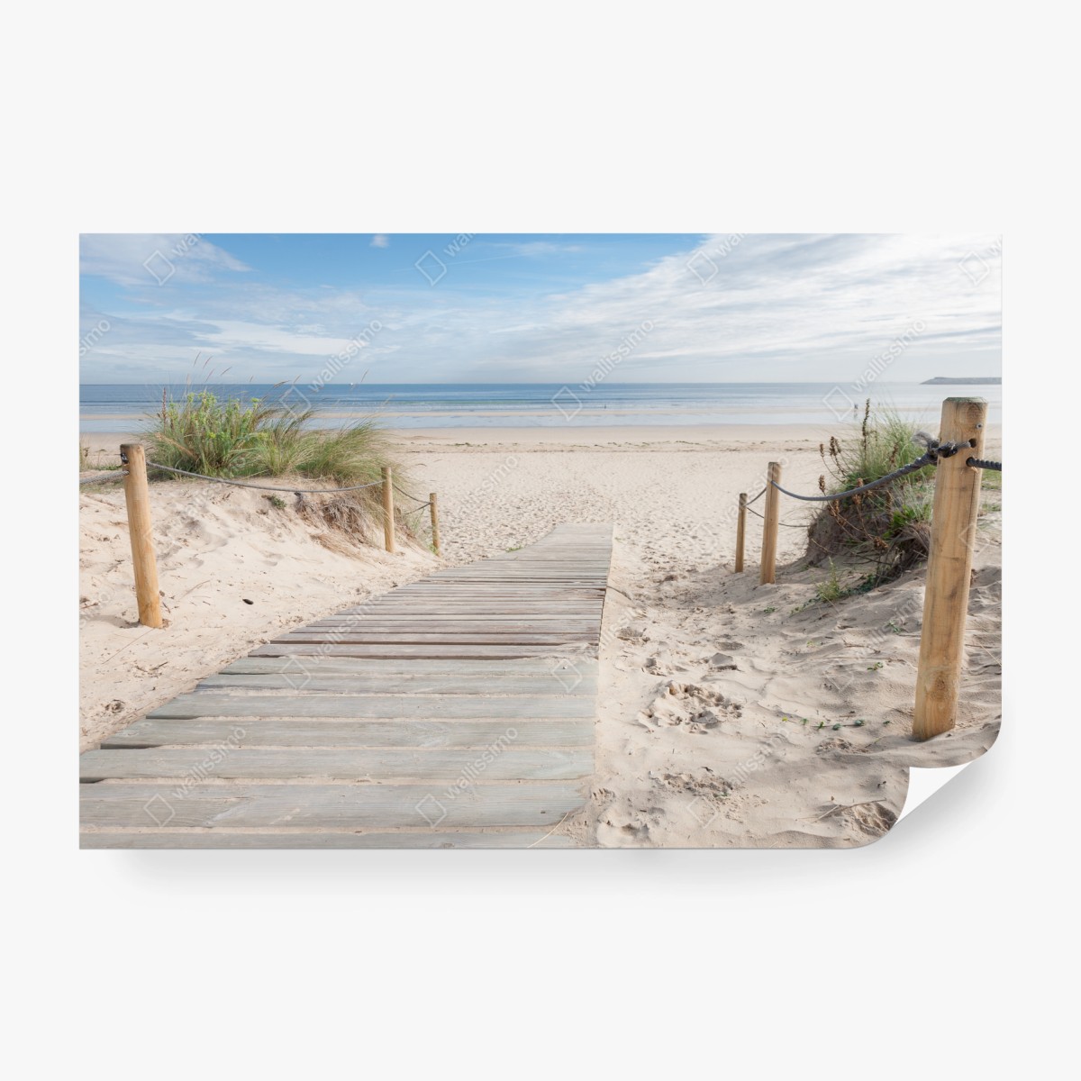 Fototapete ruhiger steg zum meer – Wallnifity®