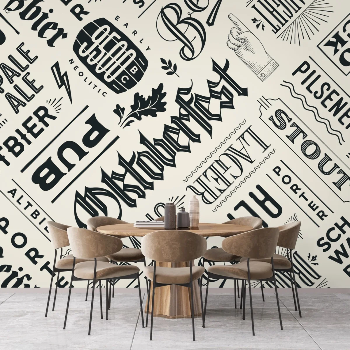 Fototapete vintage bier etiketten typografie muster – Wallnifity® Fototapete vintage bier etiketten typografie muster – Wallnifity®