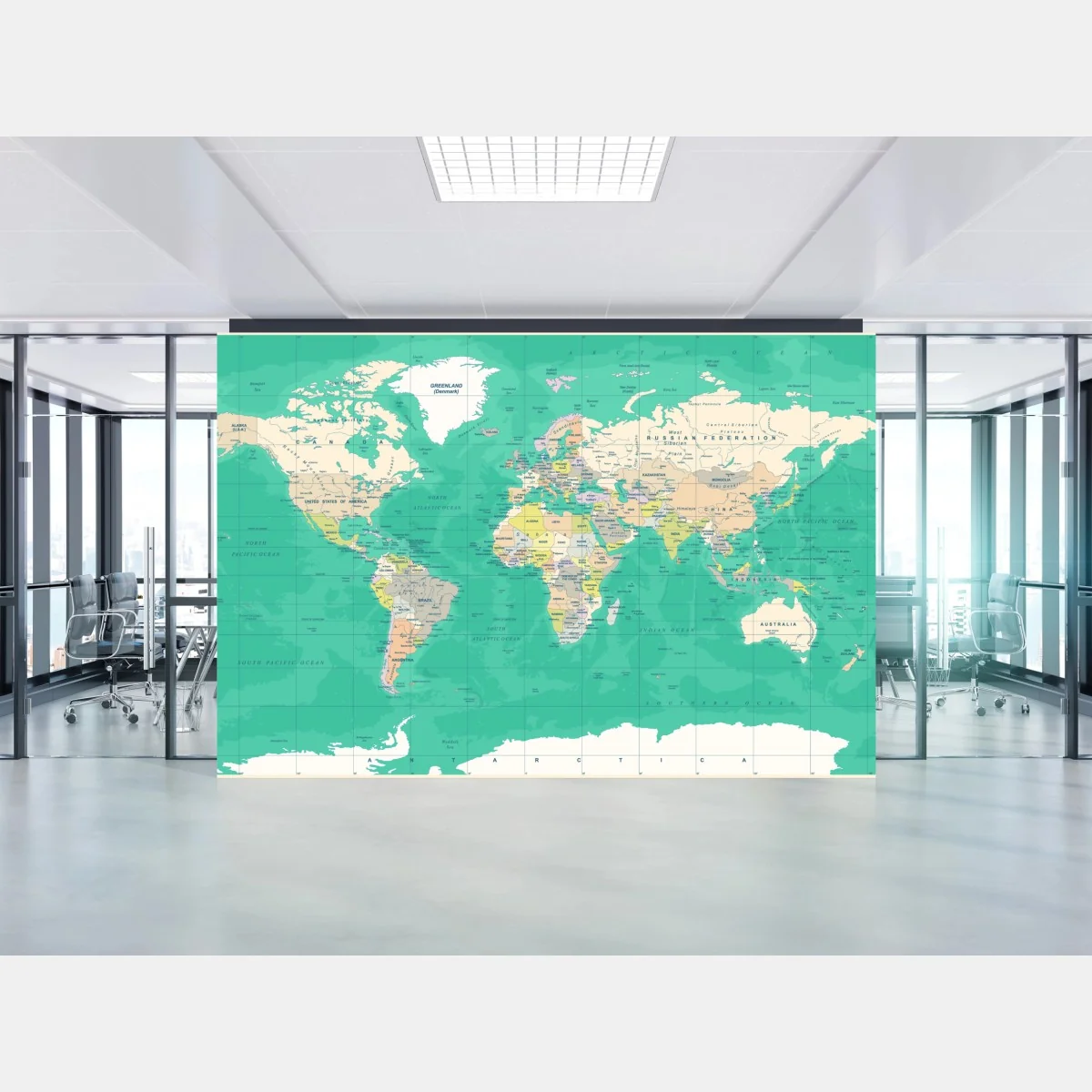 Fototapete weltkarte im vintage-stil – Wallnifity® Fototapete weltkarte im vintage-stil – Wallnifity®