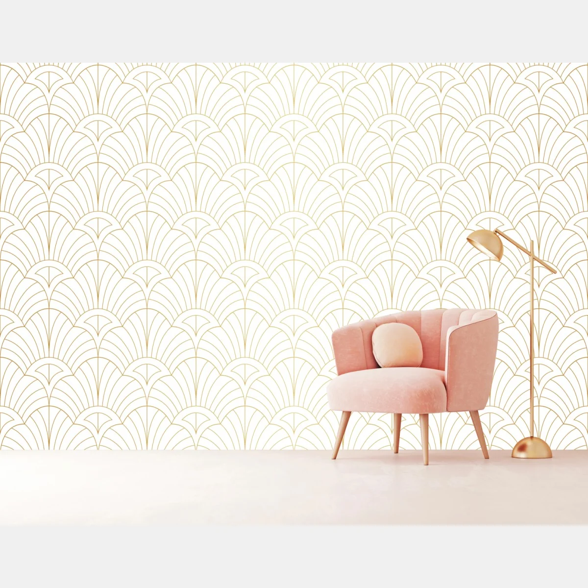 Fototapete goldenes art deco muster – Wallnifity® Fototapete goldenes art deco muster – Wallnifity®