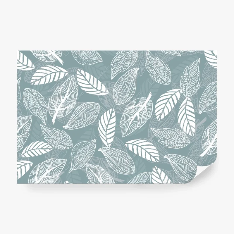 Fototapete handgezeichnetes botanisches gemüsemotiv – Wallnifity®