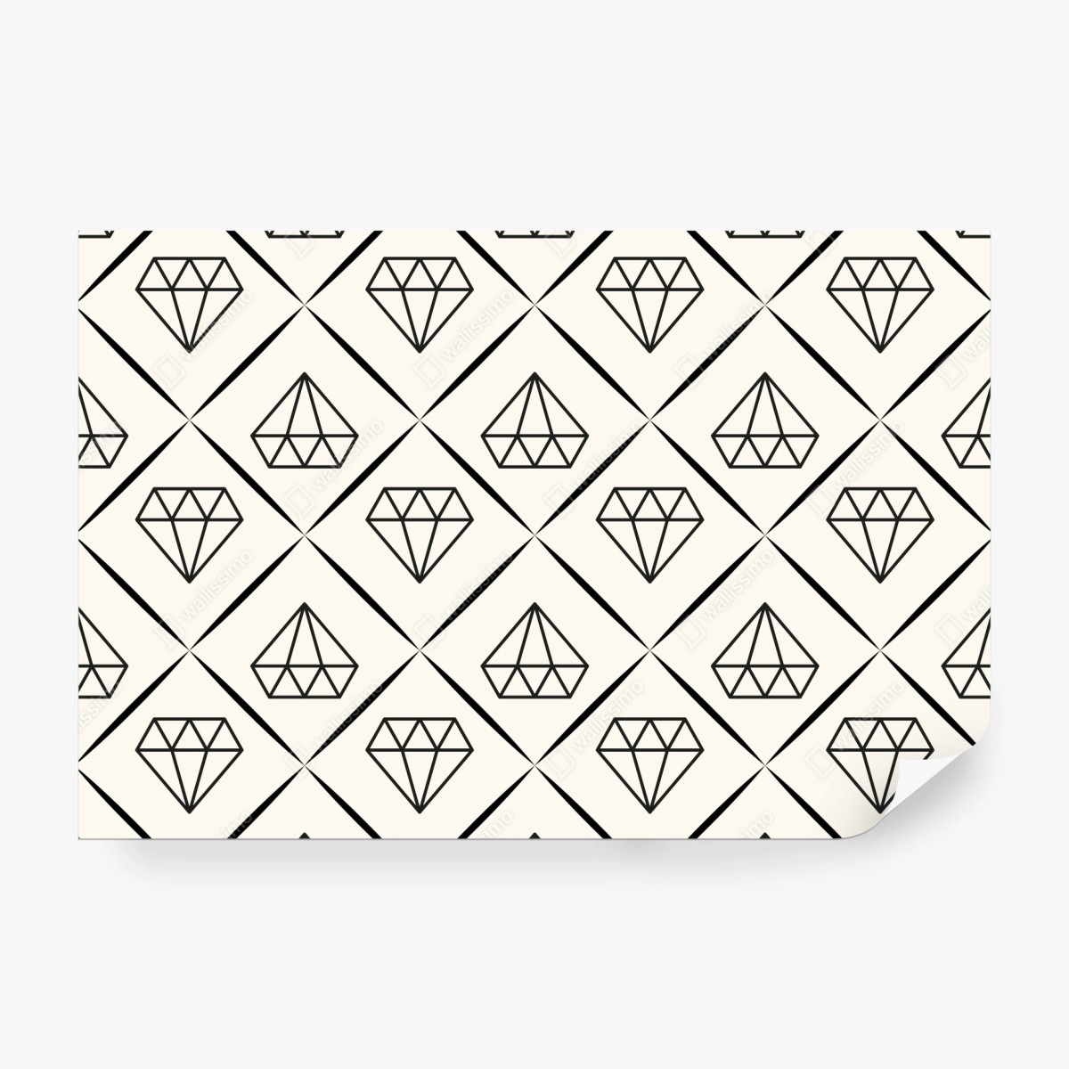 Fototapete geometrisches diamantmuster – Wallnifity® Fototapete geometrisches diamantmuster – Wallnifity®