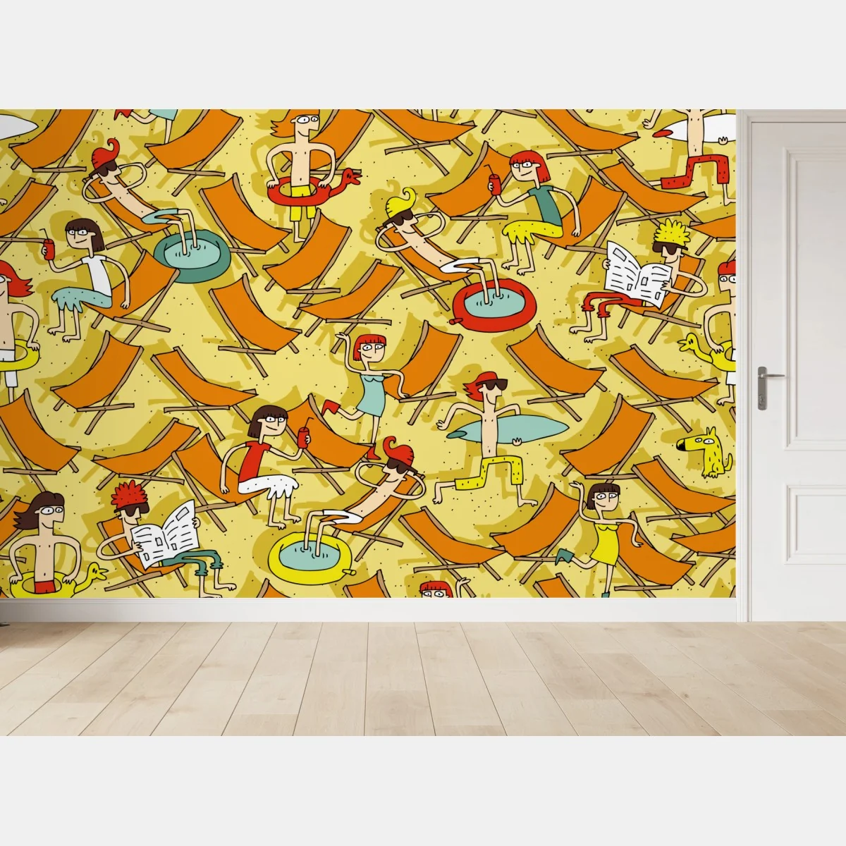 Fototapete sonniger tag am strand – Wallnifity® Fototapete sonniger tag am strand – Wallnifity®