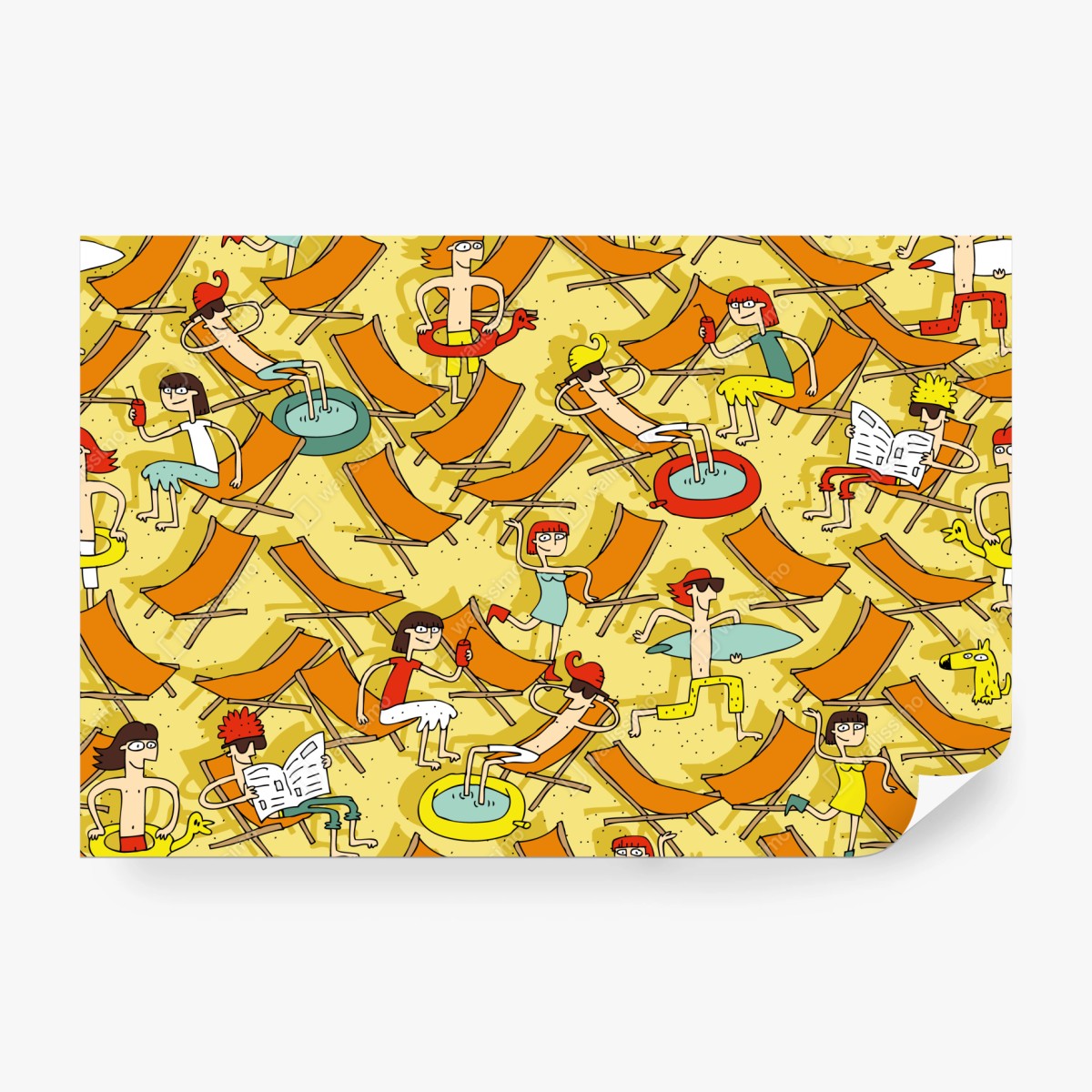 Fototapete sonniger tag am strand – Wallnifity® Fototapete sonniger tag am strand – Wallnifity®