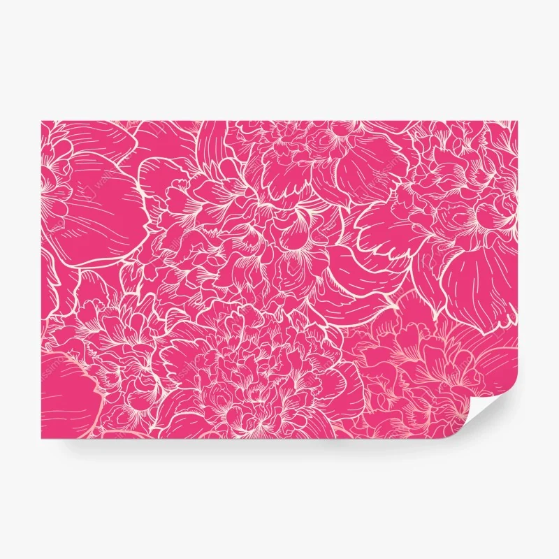 Fototapete ruhiger grüner steg durch schilfland zur rustikalen hütte – Wallnifity®