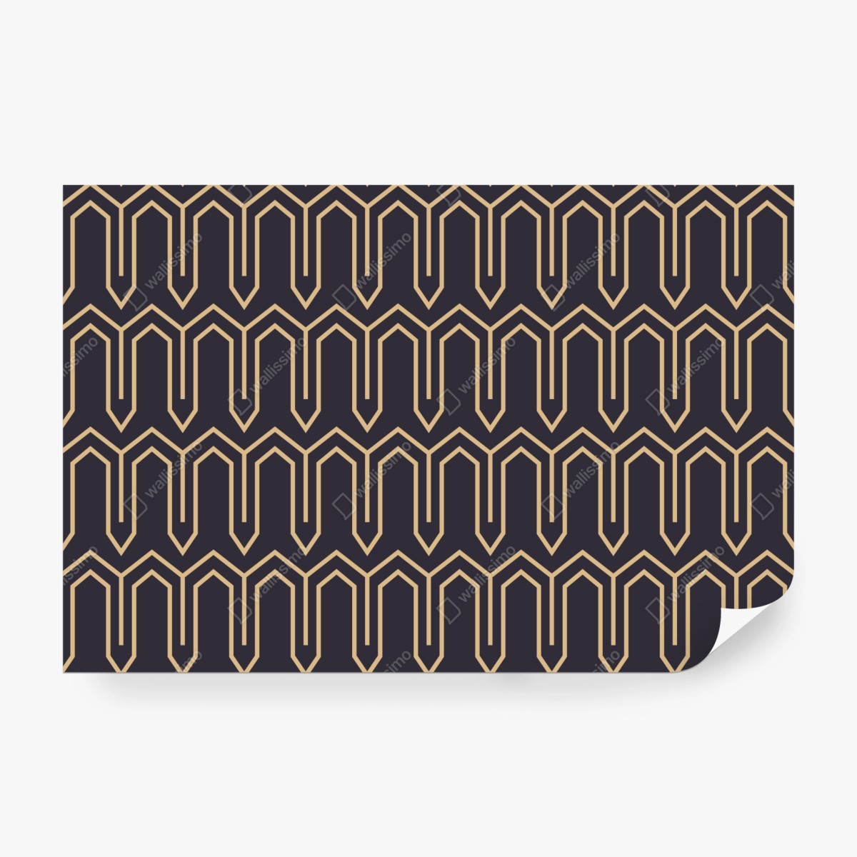 Fototapete art deco geometrisches muster in gold und schwarz – Wallnifity® Fototapete art deco geometrisches muster in gold und schwarz – Wallnifity®