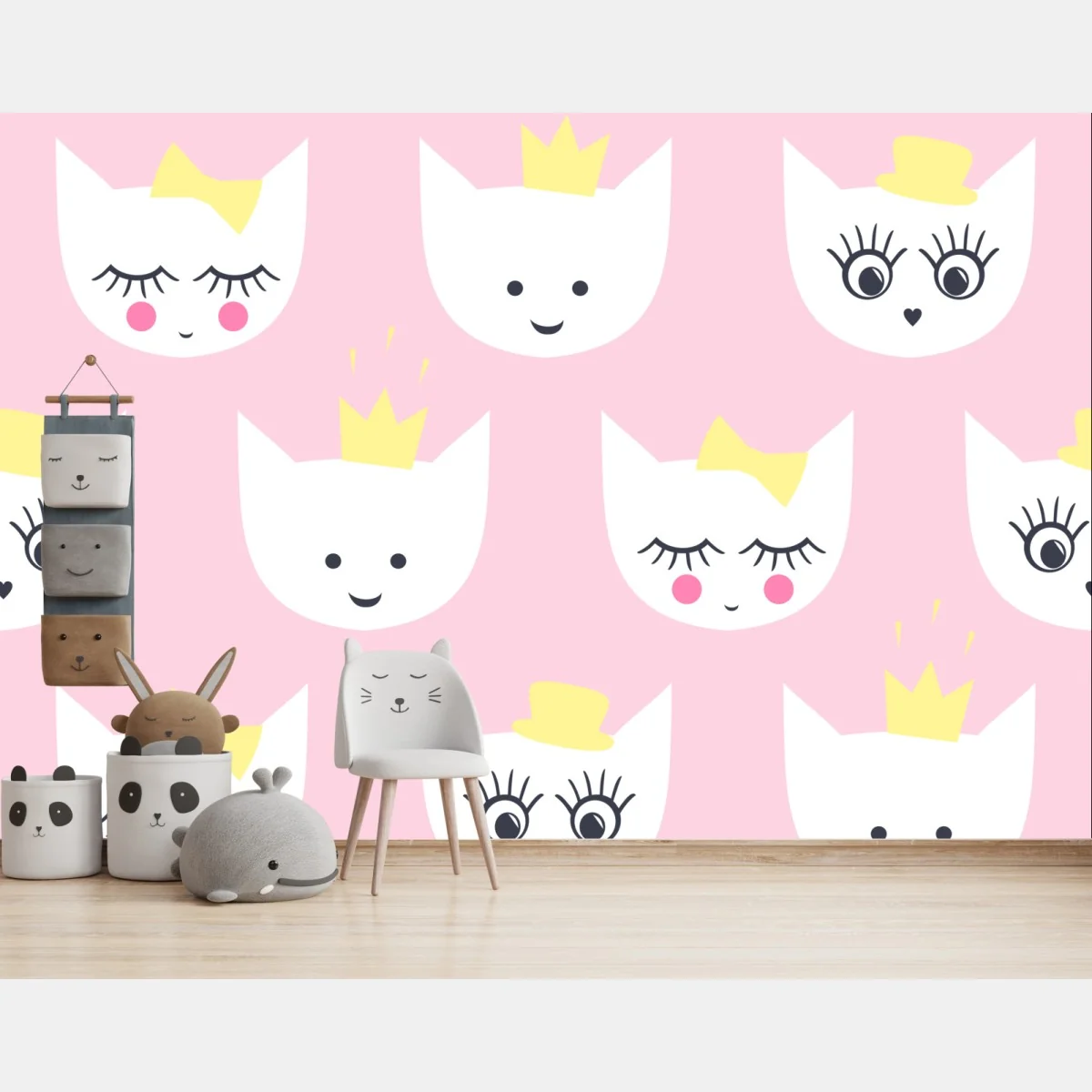 Fototapete rosa kätzchen prinzessinnenmuster – Wallnifity® Fototapete rosa kätzchen prinzessinnenmuster – Wallnifity®
