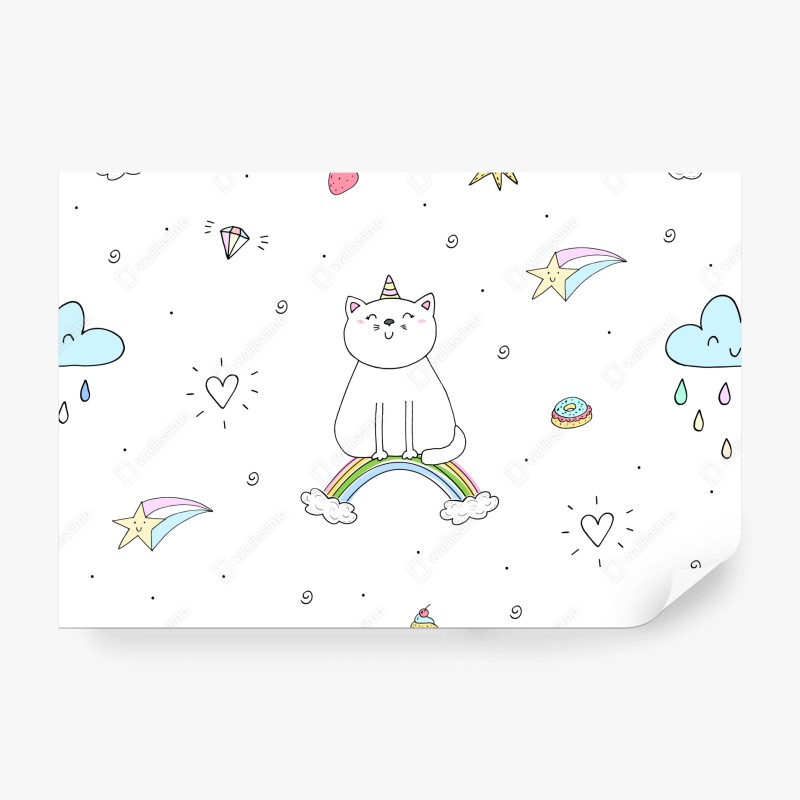 Fototapete leuchtende nahaufnahme sonnenblume – Wallnifity®